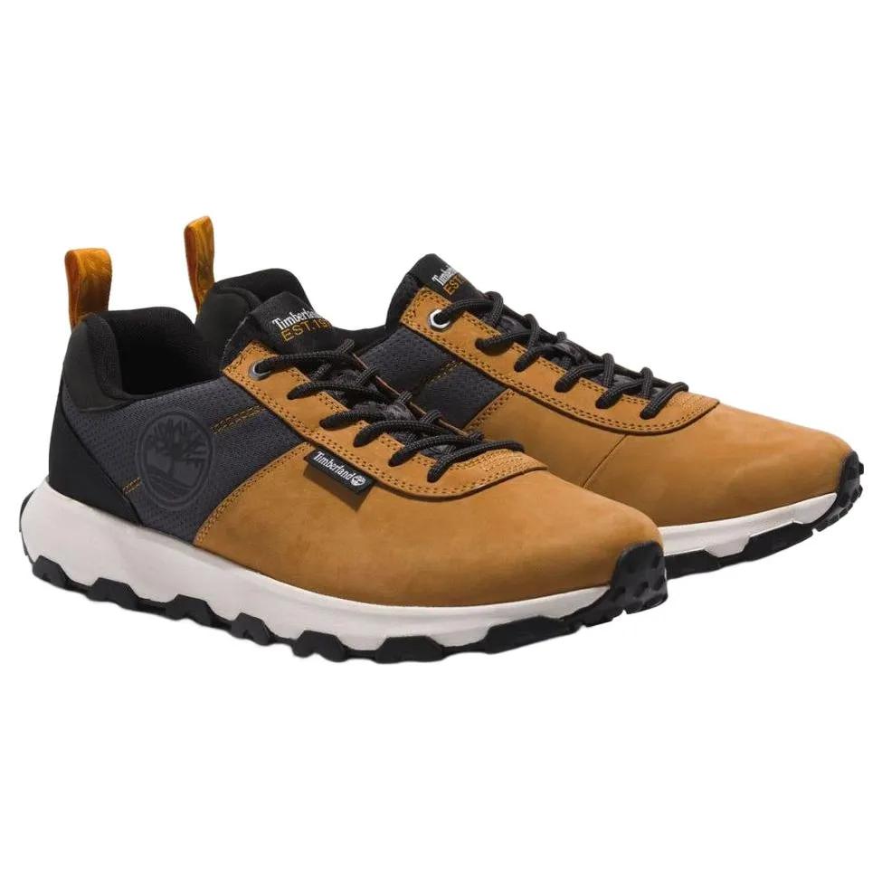 Timberland Winsor Trail Low Leather Sneakers 'Wheat' (Unisex) Casual Shoes A5TRV