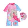 9i9 Kids' One-Piece Swimsuit with Cap - Mermaid Series