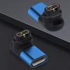 For Garmin Fenix 7/7S/7X/6/6S USB-C Charger Adapter Watch Charger 90 Degree Elbow Accessory Replacement Watch Charging Converter