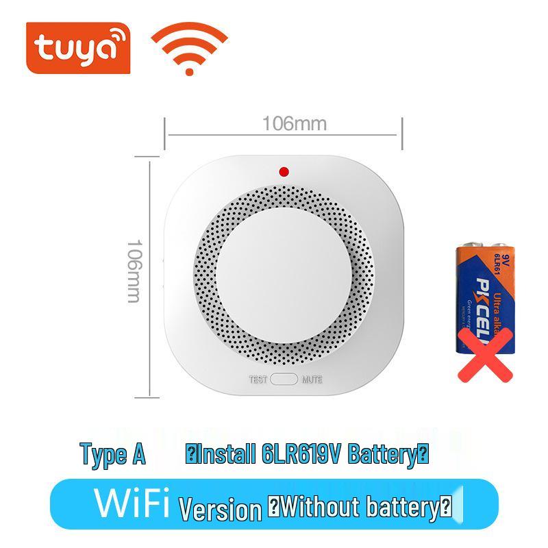 Tuya Smart WiFi Smoke Detector with Mobile Alerts