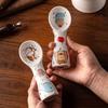 Ceramic Cat Food Spoon with Long Handle - Mold-Resistant, Anti-Dog Design for Feeding Strips and Cans