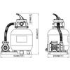 Vidaxl Sandfilterpumpen, 2 Stück, 600 W, 17000 L/H