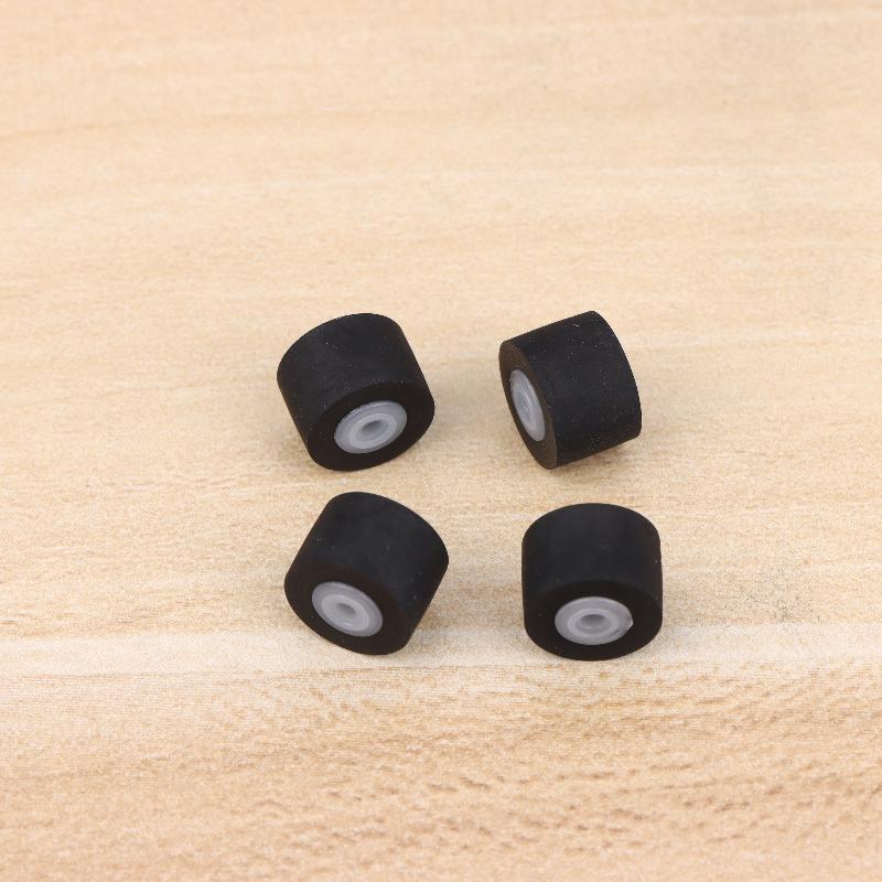 2Pcs 10.5X7.2X6.5X2Mm Rubber Pressure Roller For Tape Recorder Cassette Player Walkman Pressure Recorder Player Accessories
