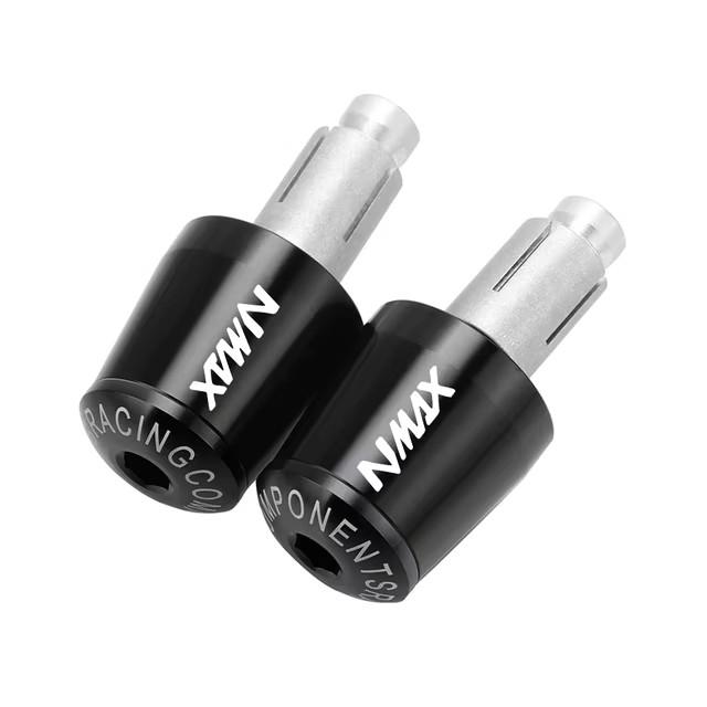 Motorcycle Handlebar Grip Bar Ends Cap Handle Counterweight Plug For YAMAHA NMAX 125 N-MAX NMAX125 2015-2024