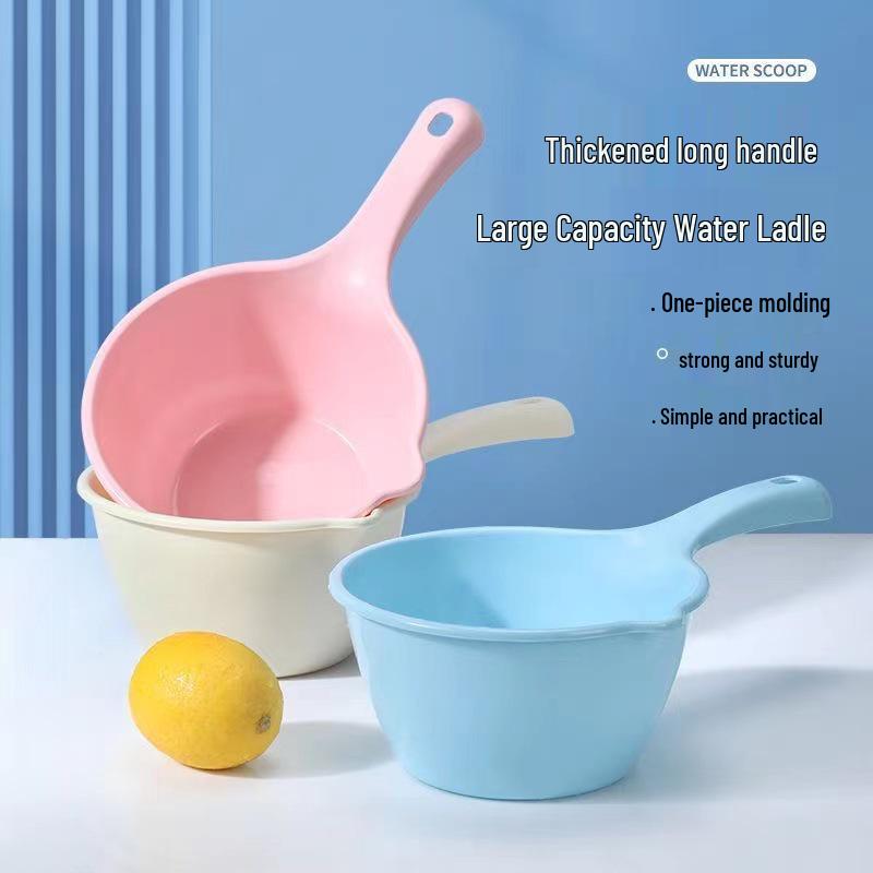 Durable Plastic Water Ladle for Kitchen, Bath, and Children's Hair Washing