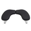 U Shaped Manicure Arm Rest Ergonomic PU Leather Nail Arm Rest with Phone Holder for Home Salon Use