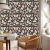 Wallpaper Butterflies Roses Flowers and Leaves for Living Room and Bedroom 50x1000