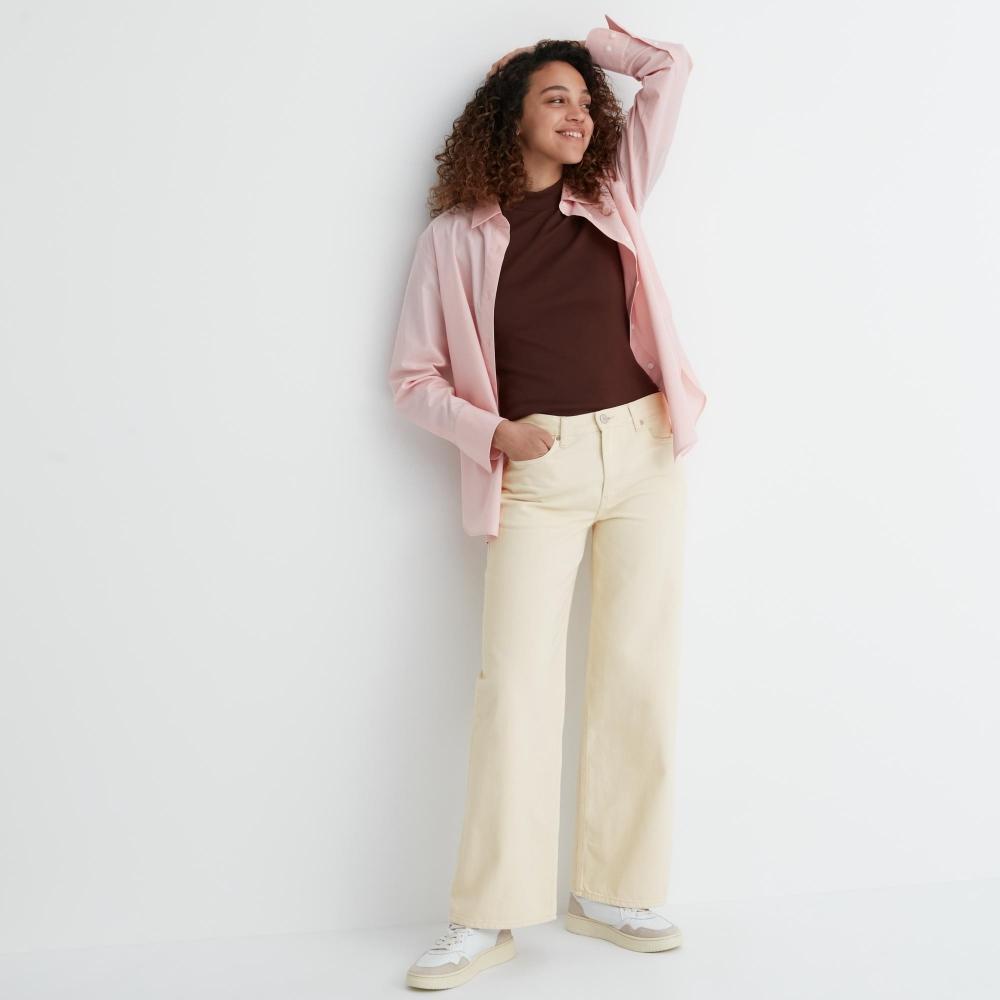 

UNIQLO JAPAN мешковатые джинсы стандартной длины 76см