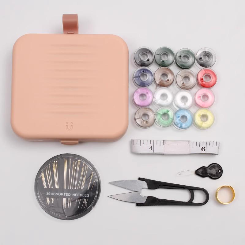 High-Quality Portable Sewing Kit: Needle and Thread Box for Home, Dorm, or Wedding Sewing Needs.