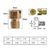 ZSDTRP 10pcs M5 Copper Motorcycle Carburetor Main Jet Kit for N102.221 Small Round Replacement Parts #80-153