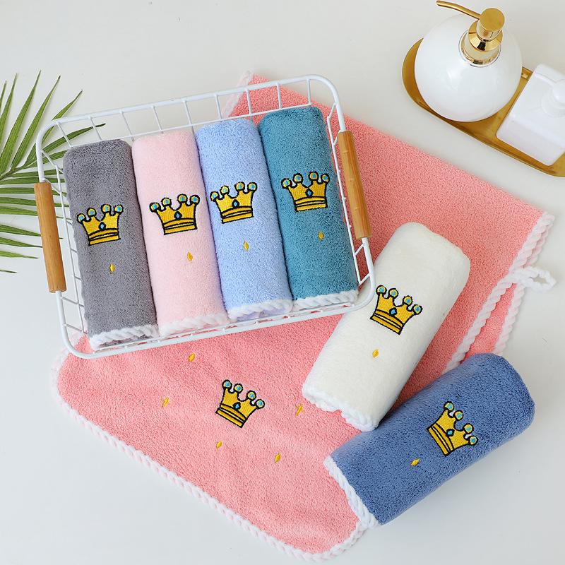 Thickened Absorbent Adult Embroidered Towels for Couples and Children