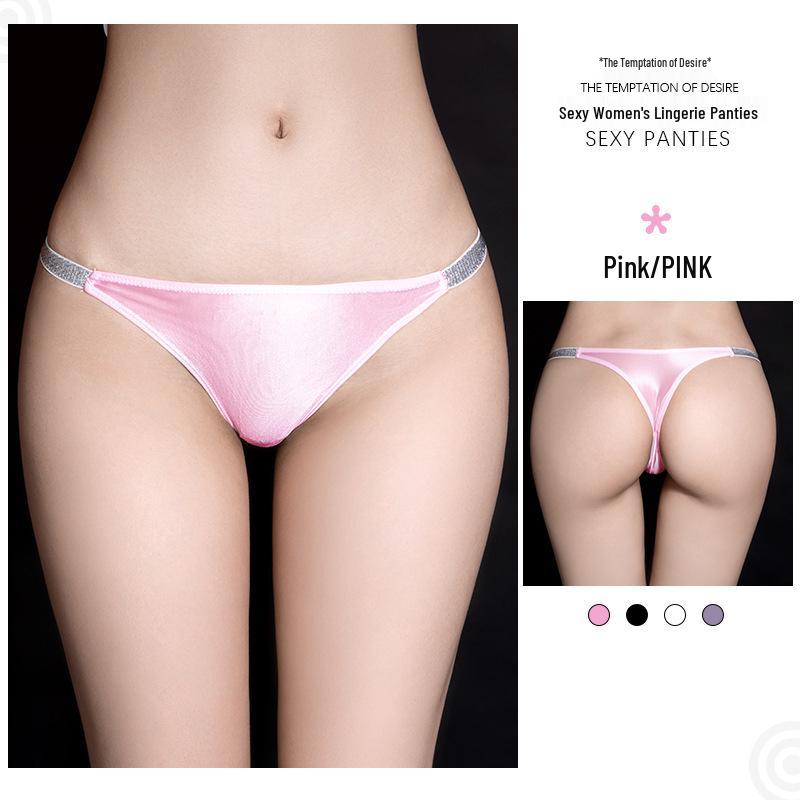 Temptation String: Hautfreundlich, Atmungsaktiv, Elastisch, Hüfttief, Po-formende Damenunterwäsche