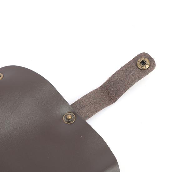 1Pc Motorcycle Shoe Cover Protective Wear Resistant Faux Leather Gear Shift Pad Boot Protector for Motorbike