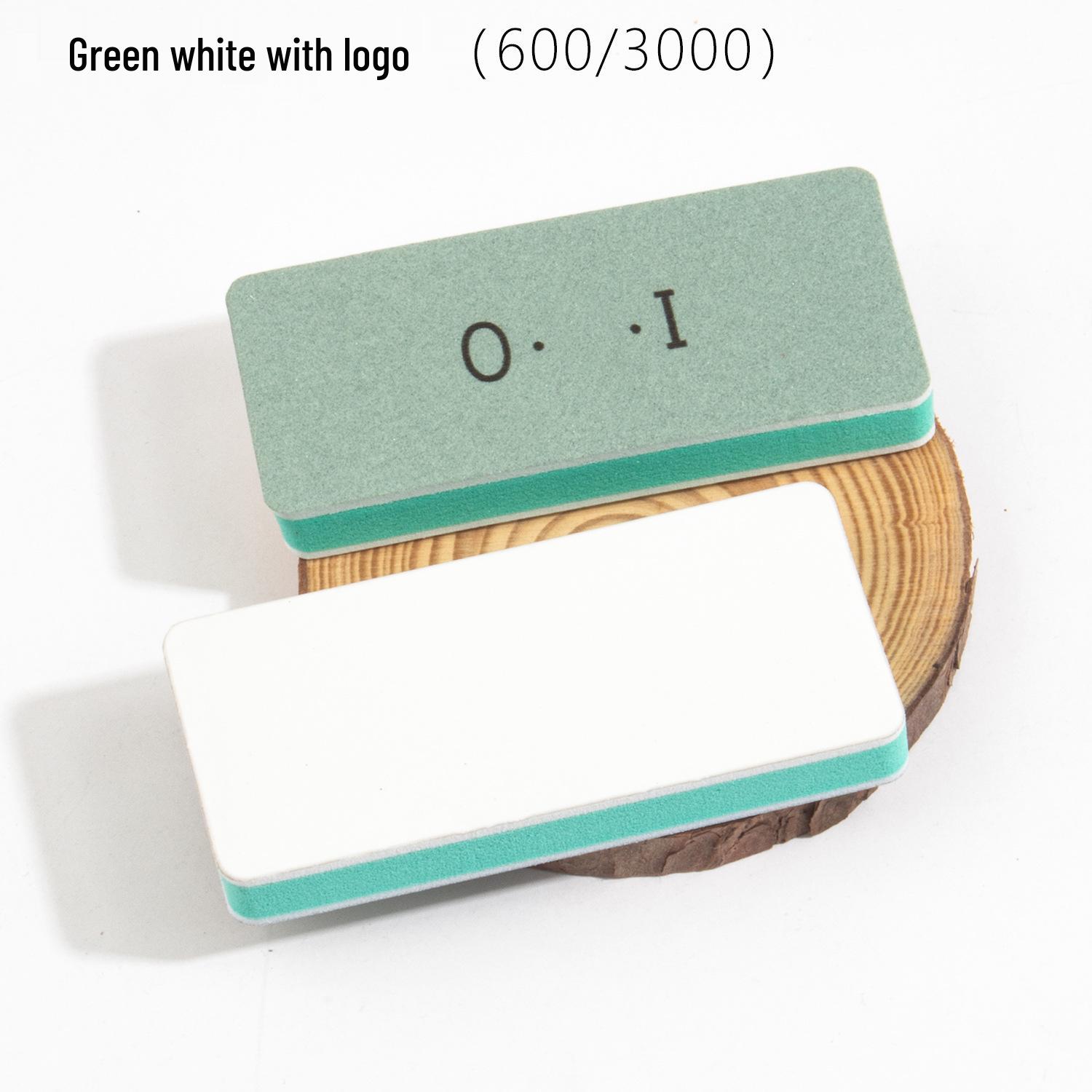 

Зелено-белый двухсторонний многофункциональный полировальный и шлифовальный блок для ногтей и серебра