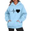 Womens Hoodies Oversized Sweatshirts Long Sleeve Casual Pullover Hooded Sweatshirt Tops