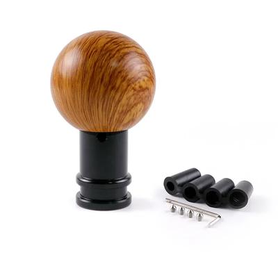 Aluminum Gear Shift Knob Mahogany Water Transfer Printing Wood Grain