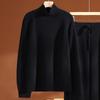 Women's High Neck Lambswool Base Layer: Warm, Thick Autumn/Winter Slimming Pullover Sweater