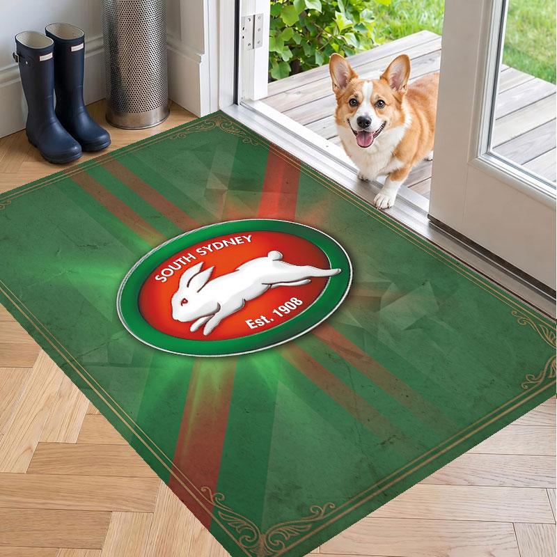 Miękki Dywanik Podłogowy Wzór South Sydney Rabbitohs Dywanik Dekoracyjny Do Wystroju Domowego Pokoju