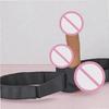 Female Chastity Belt Leather Magic Wand Holder BDSM Bondage Leg Strap Orgasm Harness Restraints Adult Sex Toys for Women