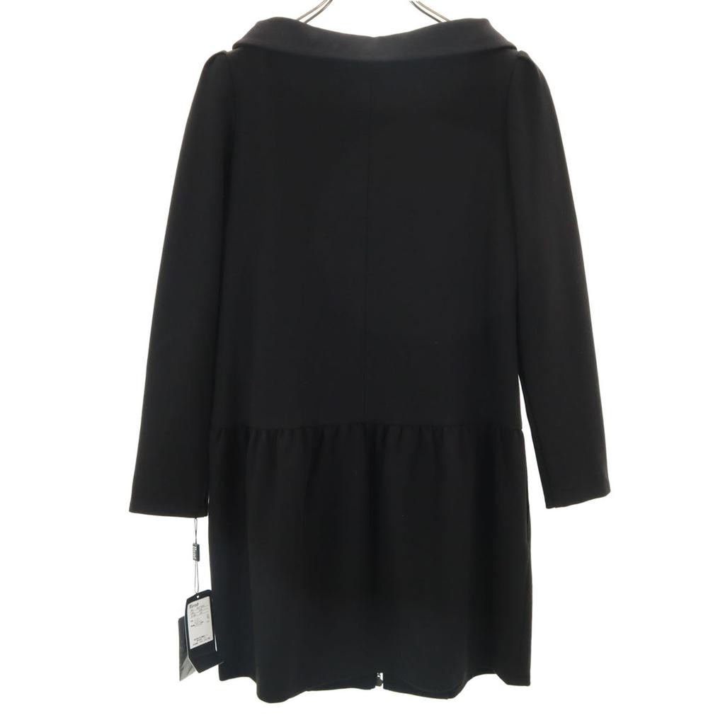 unused Rene basic made in Japan Long sleeve Knee-length dress 36 black Women Used