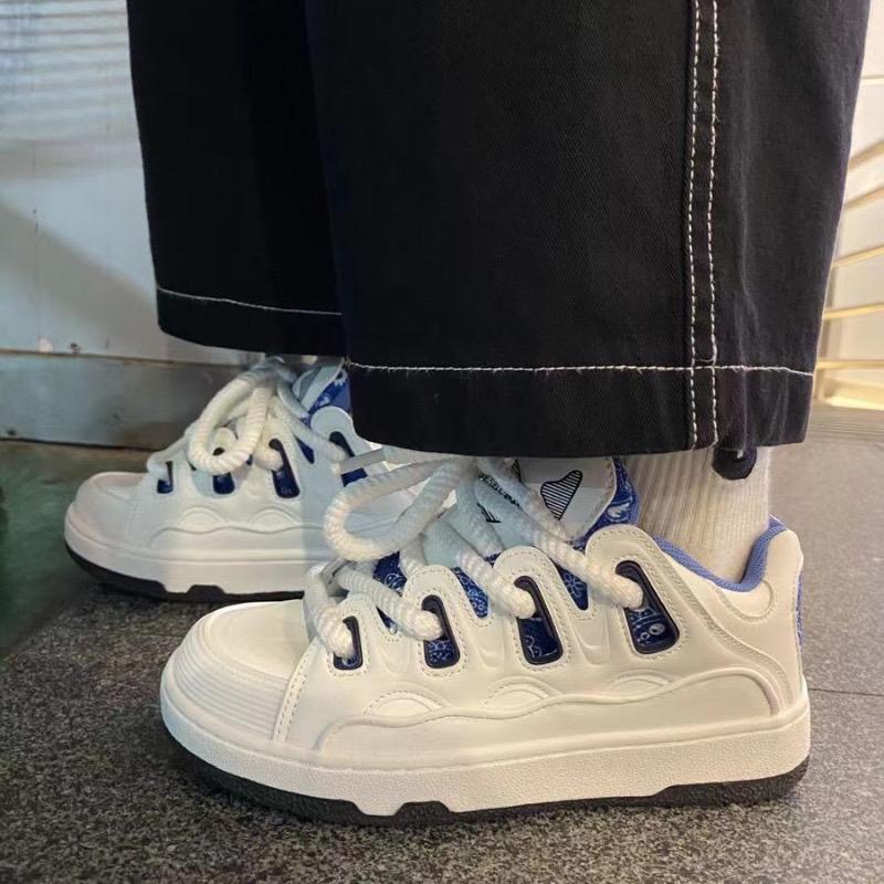 Fashion Fashion Couple's Sneakers Trend Street Skate Shoes Luxury Leather Casual Shoes for Men Women Sport Running Shoes Tenis Masculino