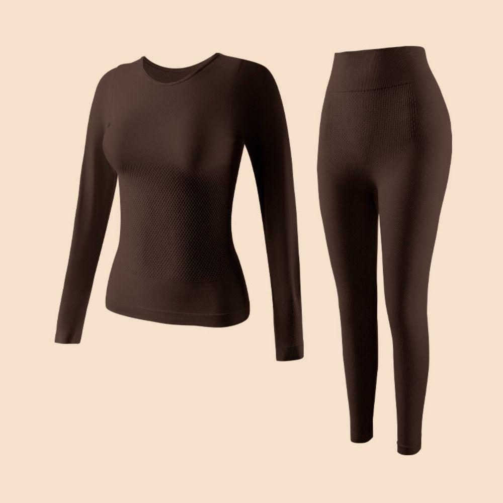 Lingerie Women Thermal Underwear Tops Pants Warmth Long Underwear Thermal Clothes Set  Girl