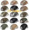 Tactical Helmet Cover with Elastic Cord for FAST Helmet Airsoft Paintball Wargame Gear CS MH PJ BJ Helmets Cover 15 Colors