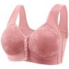 Wire-Free Plus Size Front-Closure Vest-Style Bra for Women