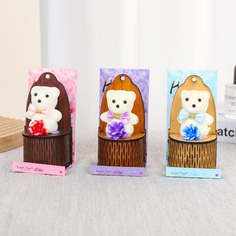 

Декоративная плюшевая фигурка медведя, милая плюшевая игрушка, новый медведь, украшения, подарок на день рождения