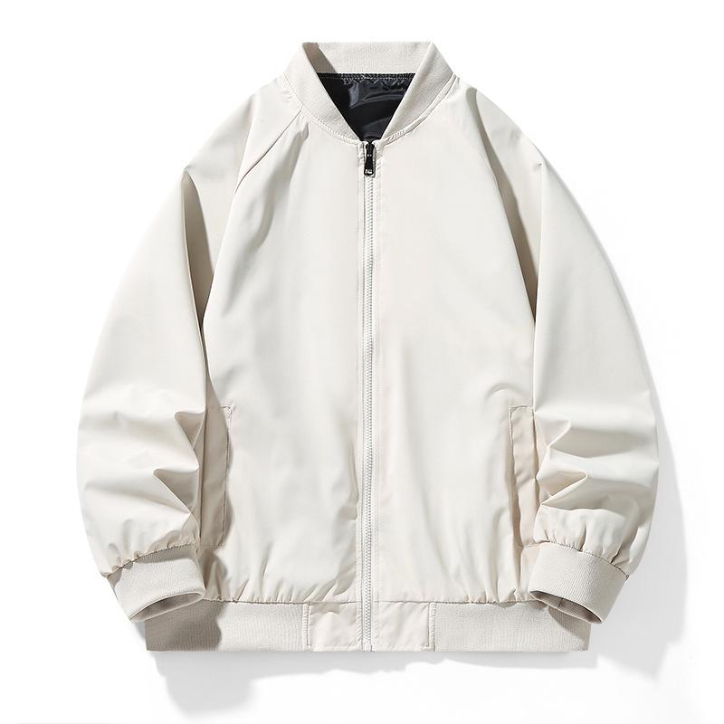Men's Baseball Uniforms In Spring and Autumn Versatile Trendy Jacket Casual Stand Collar