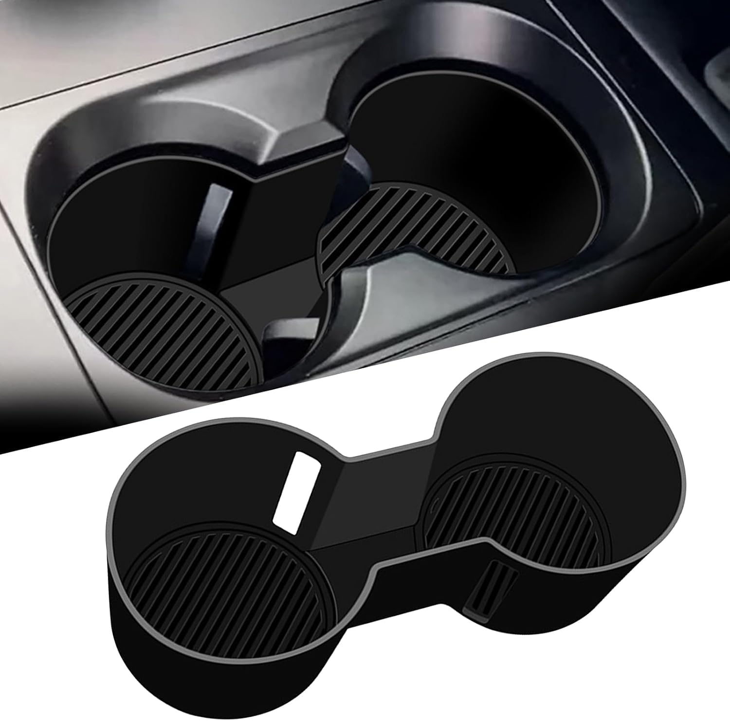 Car Cup Holder Compatible with Mazda CX-60 (2022-2025) CX-80 Accessories чёрный