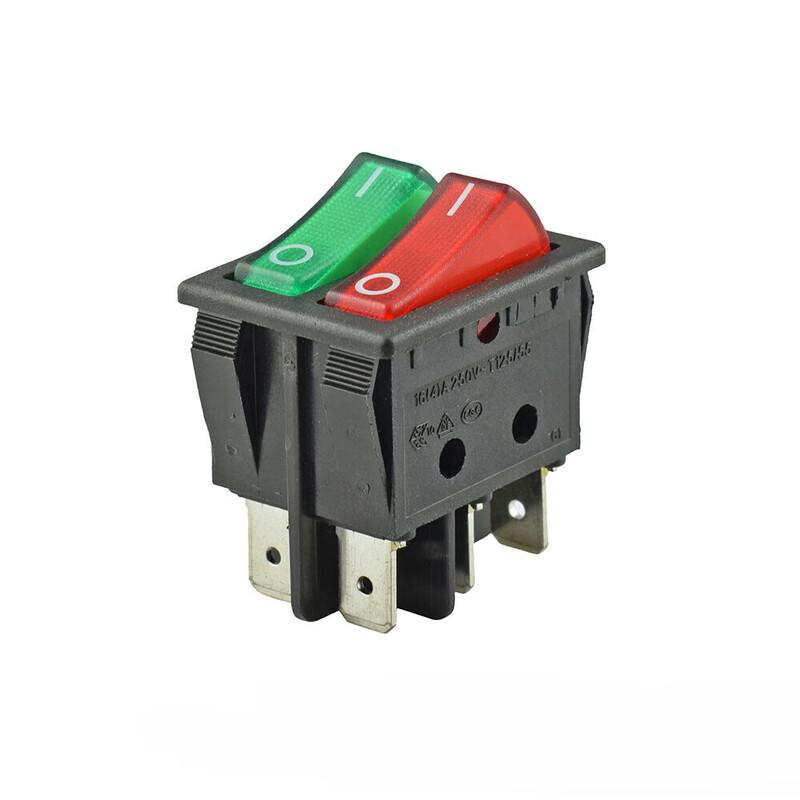 

Zhuochi Dual-Handle Double-Way Switch with Indicator Light CN plug (adapter included)