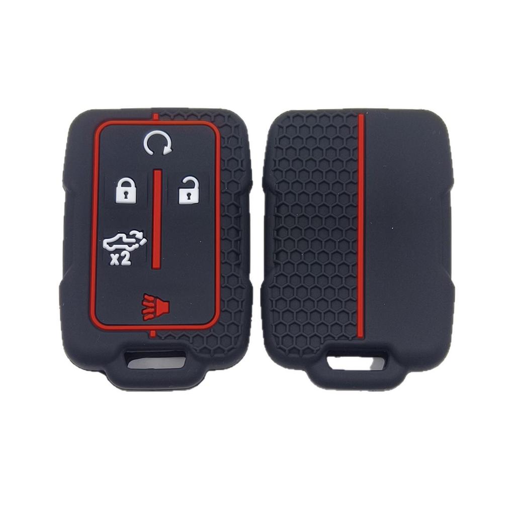 Silikonhülle für Chevy/GMC 4+1 Tasten Smart Key