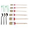 13PCS Set Car Cleaning Detailing Brush Set Reusable Flexible for Washing Waxing Dusting