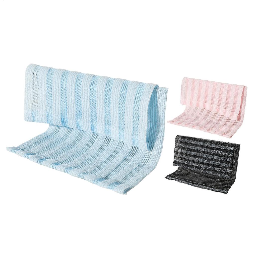 Exfoliating Towels Rubbing Washcloth Bath  Towel  for Back Towels Exfoliating Scrub Shower Sponge Body Bathroom Accessories