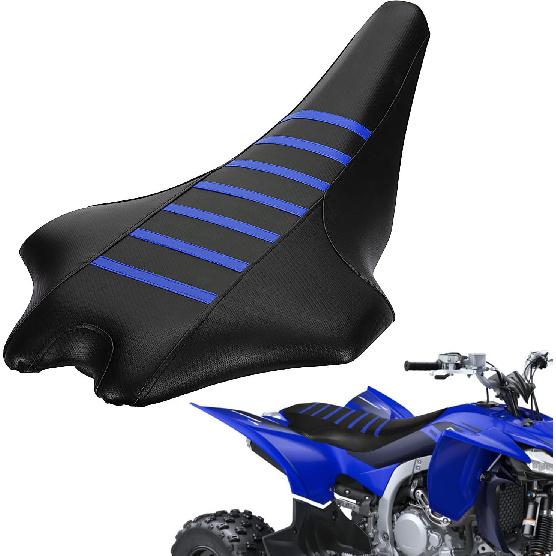 ATV Seat Cover Non-Slip Soft Waterproof for YFZ450R 2009-2024 YFZ450R SE 2013-2024 YFZ450X 2010-2011 YFZ450X SE 2010-2012, High Elastic Leather Black
