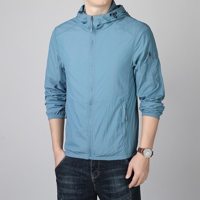 Sunscreen Clothing Men's Couple Skin Clothing Men's UV Sunscreen Clothing Men's Breathable Skin Windbreaker Fashion Top