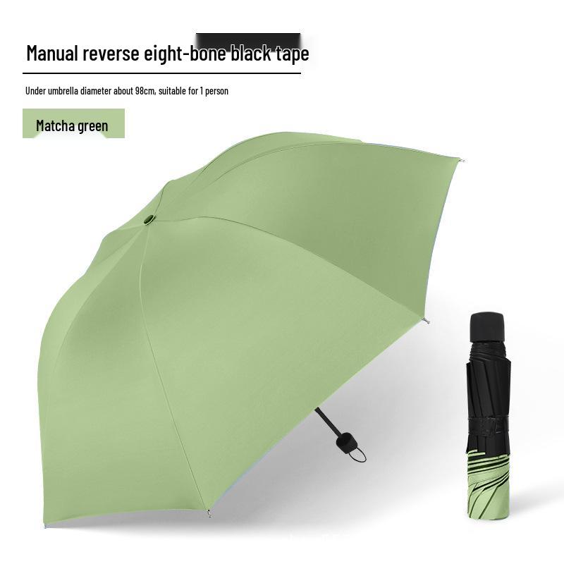 

Women s UV-Protection Sun and Rain Mini Umbrella – Lightweight, Compact, Dual-Use Five-Fold Design