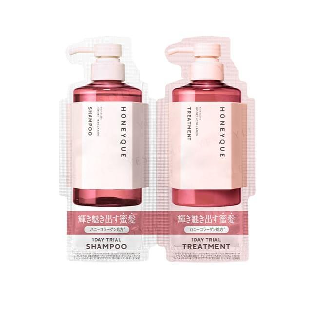 BOTTLE WORKS - Honeyque Rich Gloss Shampoo & Treatment Trial Set 10ml x 2