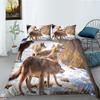 Independent Website Bedding Two Or Three-Piece Set Polyester Digital Printing Wolf Series