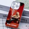 Avril Lavigne White Translucent Mobile Phone Case for iPhone 17 16 15 14 13 12 11 X XR XS Air Pro Max Plus Colorful Cover