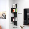 Punch-Free Corner Wall Shelf - Triangular Kitchen Bookshelf & Cabinet