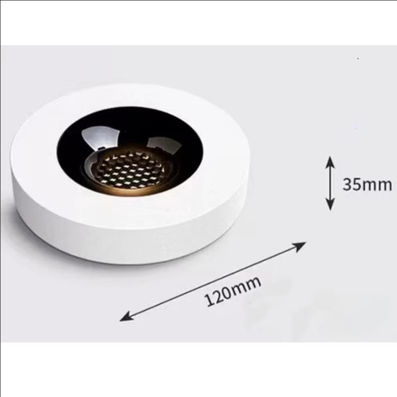 Fashionable ultra-thin 3.5CM surface mounted anti glare full spectrum COB tube lamp, home living room hallway, no opening