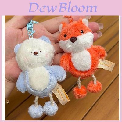 Rabbit Penguin Duck Bear Plush Mini Animal Keychain With Pullout Feet For Bags And Keys
