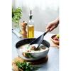 Kevnhaun Silicone Cooking Scoop with a Stylish Wooden Handle. Made of Natural Acacia Wood, It Has a Sturdy and Thick Handle with a Tip That Fits Secur