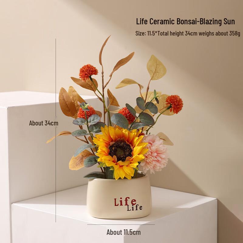 Yuyi Angel Artificial Floral Desktop Bonsai