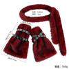 Autumn And Winter Leg Warmers Medium Long Tube Subcultural Plush Belt, Spice Girl Long Waist Chain Punk Style Props