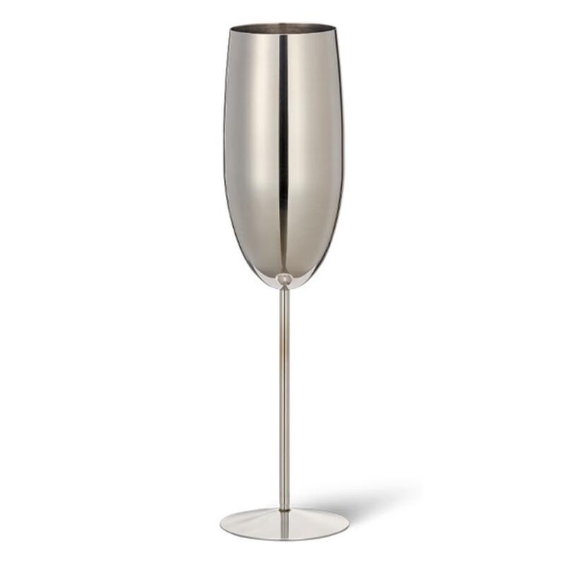 

Shangqi Creative Stemmed Wine & Cocktail Glass with Stainless Steel Base