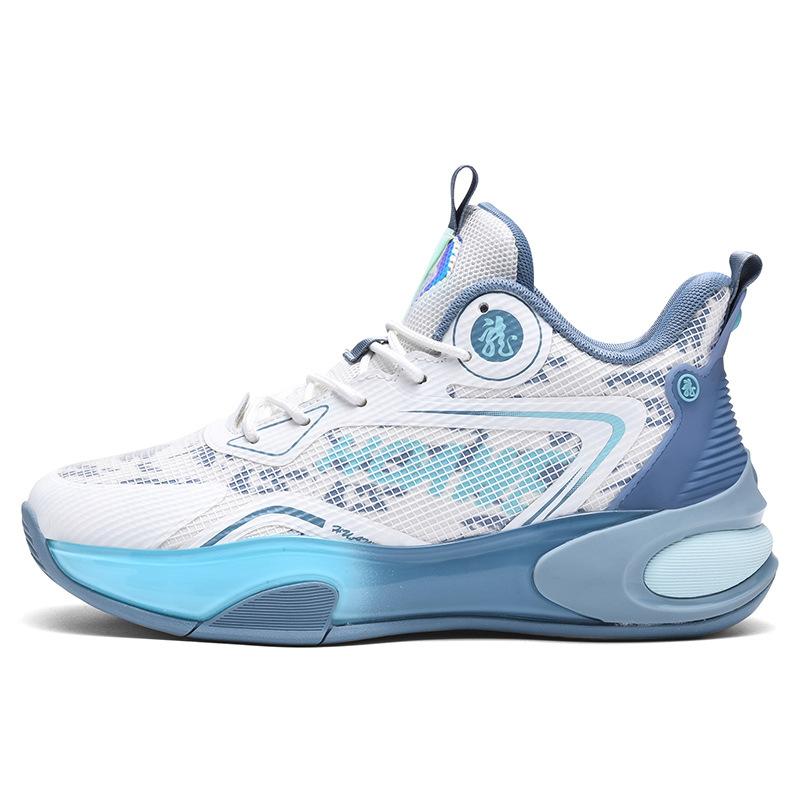 

Spring and summer youth mesh basketball shoes sports shoes rubber outsole wear-resistant couple casual versatile 45