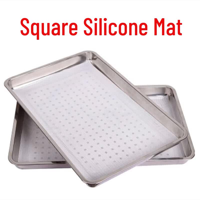 Xuantu Square Silicone Steamer Mats (10-Pack)